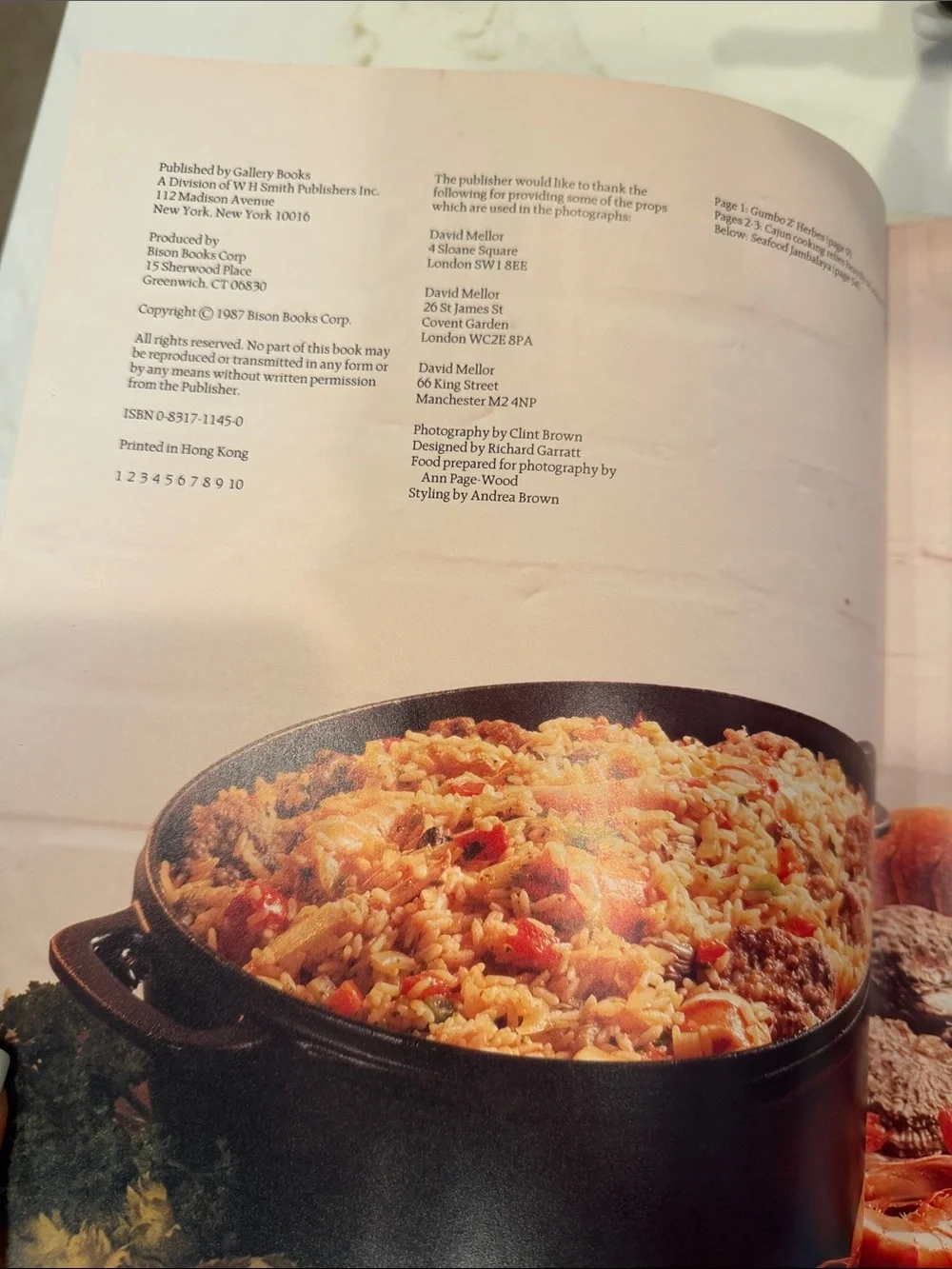 Cajun Cooking Cookbook Gallery Books 1987 Hardcover by Norma Macmillan